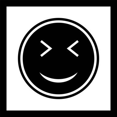 Moda Biçimli Emoji Simgesi İzole Arkaplan