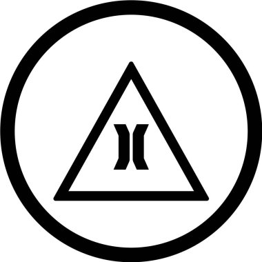 Yol simgesi, vektör illüstrasyonu