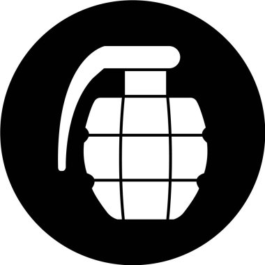 Bomba whizzbang simgesinin vektör çizimi