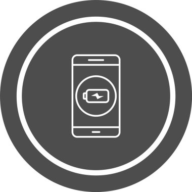 Mobil Uygulama Simgesi Yükleniyor Moda Biçimli İzole Arkaplan