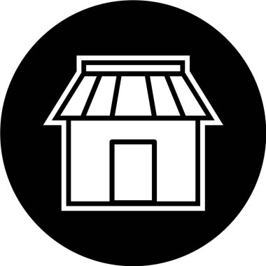 Ev simgesinin modern tasarımının vektör illüstrasyonu