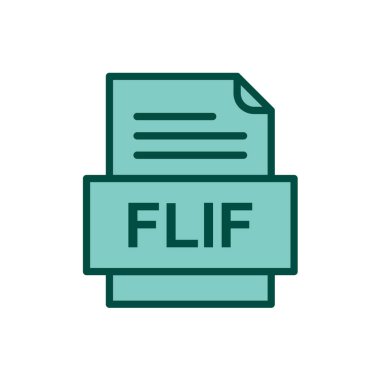 dosya biçimi simgesi, vektör illüstrasyonu