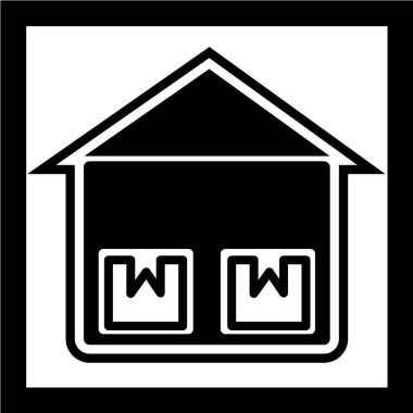 ev simgesi tasarımı, vektör illüstrasyon eps10 grafiği