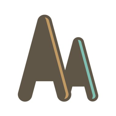 w harfi logo vektör illüstrasyonu