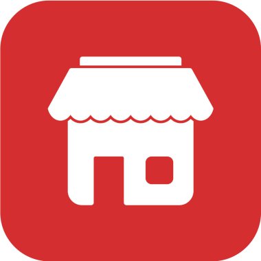 ev işareti simgesi. vektör illüstrasyonu