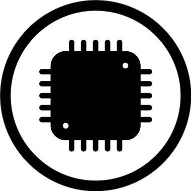 devre kartı simgesi vektör illüstrasyonu