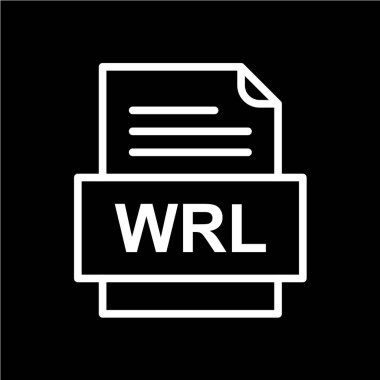 dosya biçimi simgesi, vektör illüstrasyonu