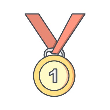 Arka planda spor simgesi izole edildi