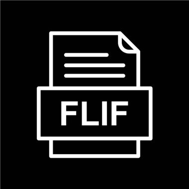 dosya biçimi simgesi, vektör illüstrasyonu