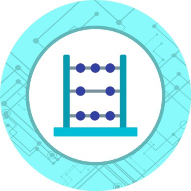 ABACUS Simge Moda Biçimi İzole Arka Gruplandırılmış