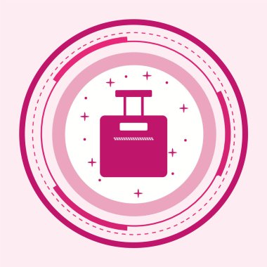 Modern seyahat simgesinin vektör illüstrasyonu