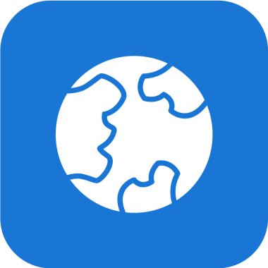 Küresel ağ simgesinin vektör illüstrasyonu