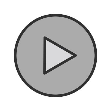 Moda Biçimli İzole Arkaplanda Simge Çal