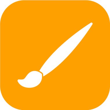 fırça çizgisi vektör simgesi