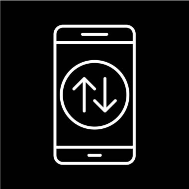 minimalist vektör illüstrasyonu, uygulama simgesi