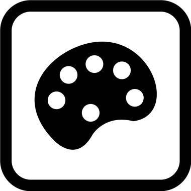 siyah ve beyaz vektör simgesi