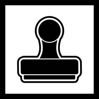 Moda Biçiminde Pul Simgesi İzole Arkaplan