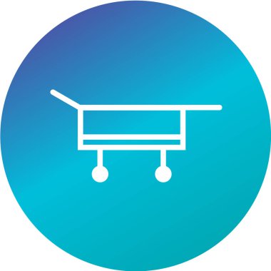 Hastane vektör ikonu. Grafik ve web tasarımı için izole edilmiş resim.