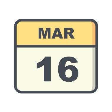 Takvim simgesi tasarımı, vektör illüstrasyonu