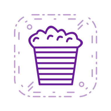  Gıda ve içecek Web ikonu vektör illüstrasyonu
