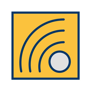 minimalist vektör illüstrasyonu, uygulama simgesi