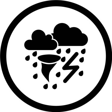 yağmur damlaları vektör simgesi