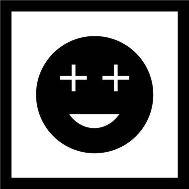 Emoji Simgesi Moda Biçiminde, vektör