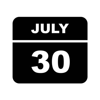 Takvim İmza Simgesi, vektör illüstrasyonu