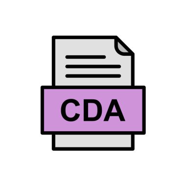 dosya biçimi simgesi, vektör illüstrasyonu