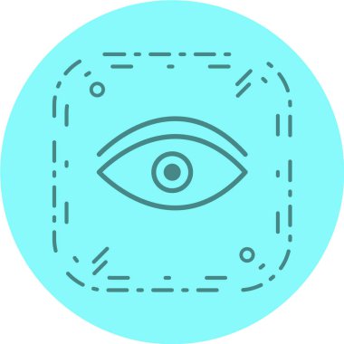 Göz simgesi vektör illüstrasyonu