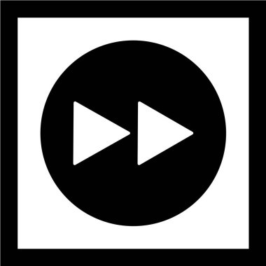 çalma düğmesi simgesi, vektör illüstrasyonu