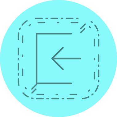 Moda Biçimli İzole Arkaplan Simgesinde İmzala