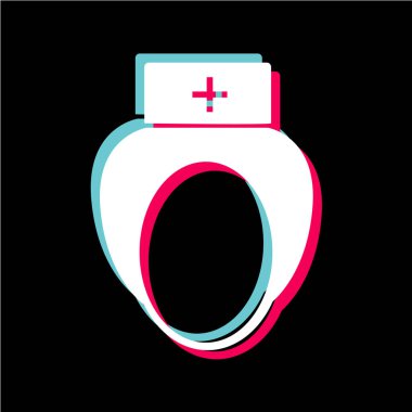 Düz dizaynlı tıbbi simge