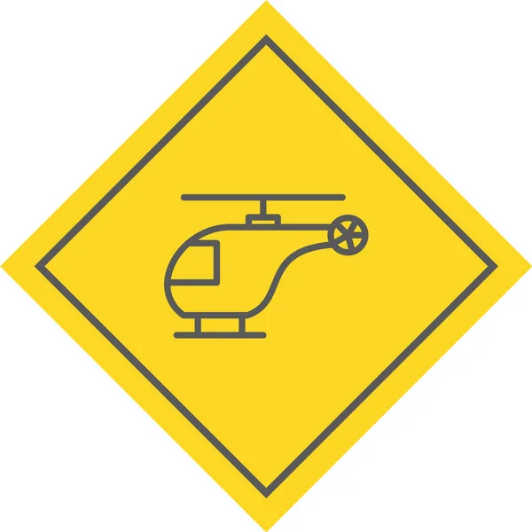 Drone Sign Vector Illustration — Stock Vector