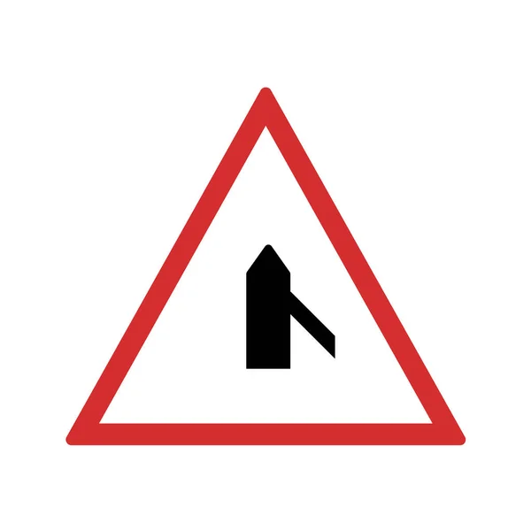 Road Sign Icon Vector Illustration — Stock Vector