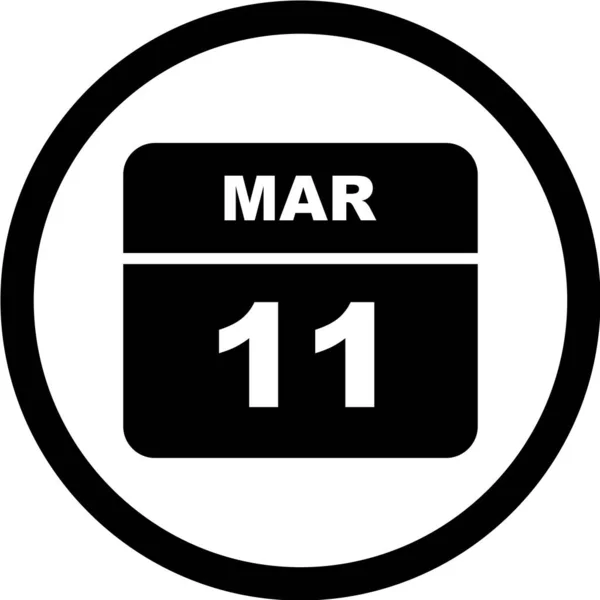 Icona Segno Calendario Sfondo Bianco Illustrazione Vettoriale — Vettoriale Stock