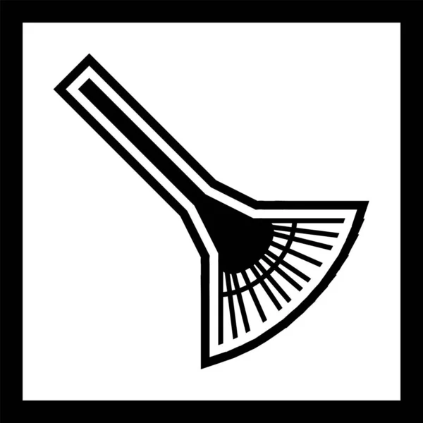 Ikona Hrábě Módním Stylu Izolované Pozadí — Stockový vektor