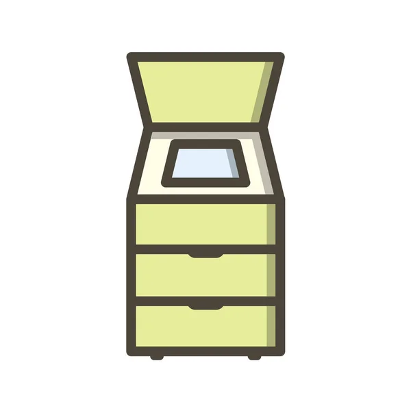 Ilustración Vectorial Icono Simple Cajas — Vector de stock