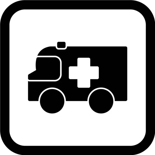 Icona Ambulanza Illustrazione Vettoriale — Vettoriale Stock