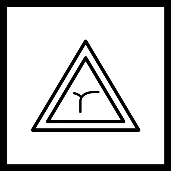 Verkehrszeichensymbol Vektorillustration — Stockvektor