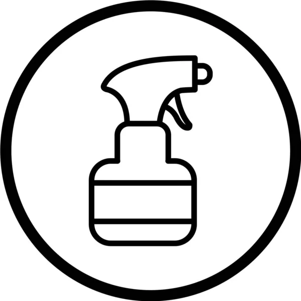 Spray Bottle Web Icono Vector Ilustración — Vector de stock