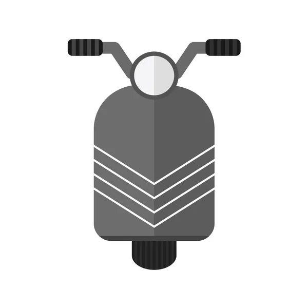 Cykel Ikon Svart Stil Isolerad Vit Bakgrund Transport Symbol Vektor — Stock vektor
