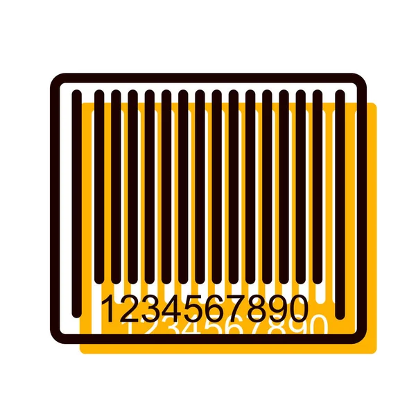 Barcode Symbol Vektor Illustration — Stockvektor