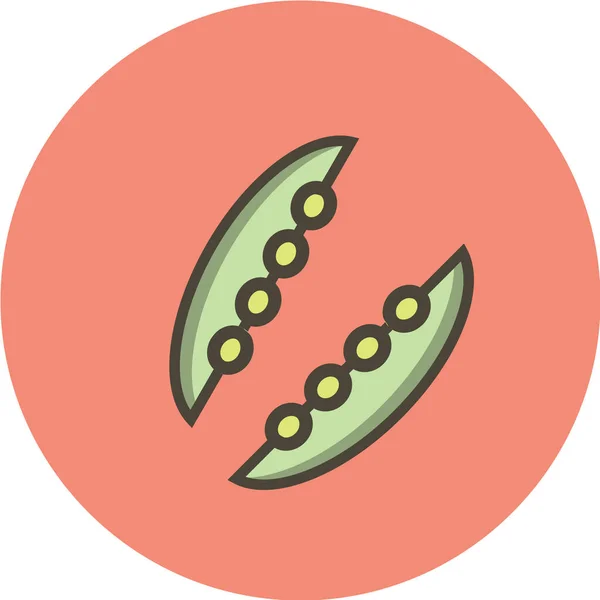 Ilustración Vectorial Iconos Para Alimentos Bebidas — Vector de stock