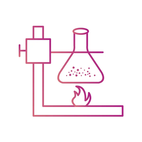 Ícone Frasco Laboratório Ilustração Vetorial —  Vetores de Stock