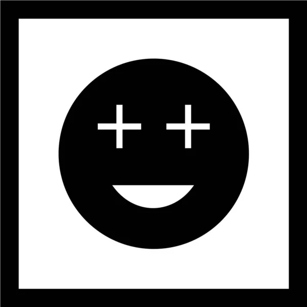 Emoji Ikon Divatos Stílusban Vektor — Stock Vector