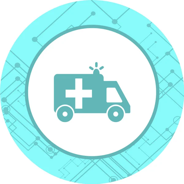 Krankenwagen Symbol Vektor Illustration — Stockvektor