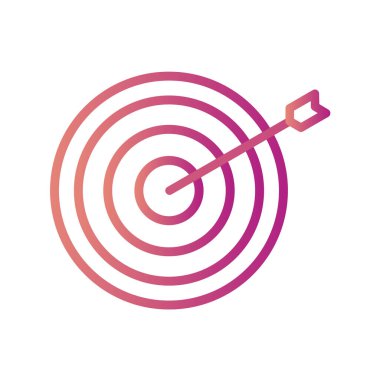 hedef simge vektör illüstrasyonu