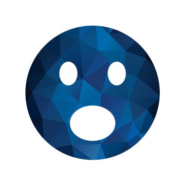 Gülümseme simgesi, vektör illüstrasyonu