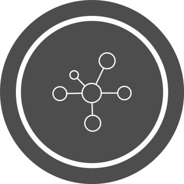 Moda Biçimli Elektron Simgesi İzole Arkaplan      